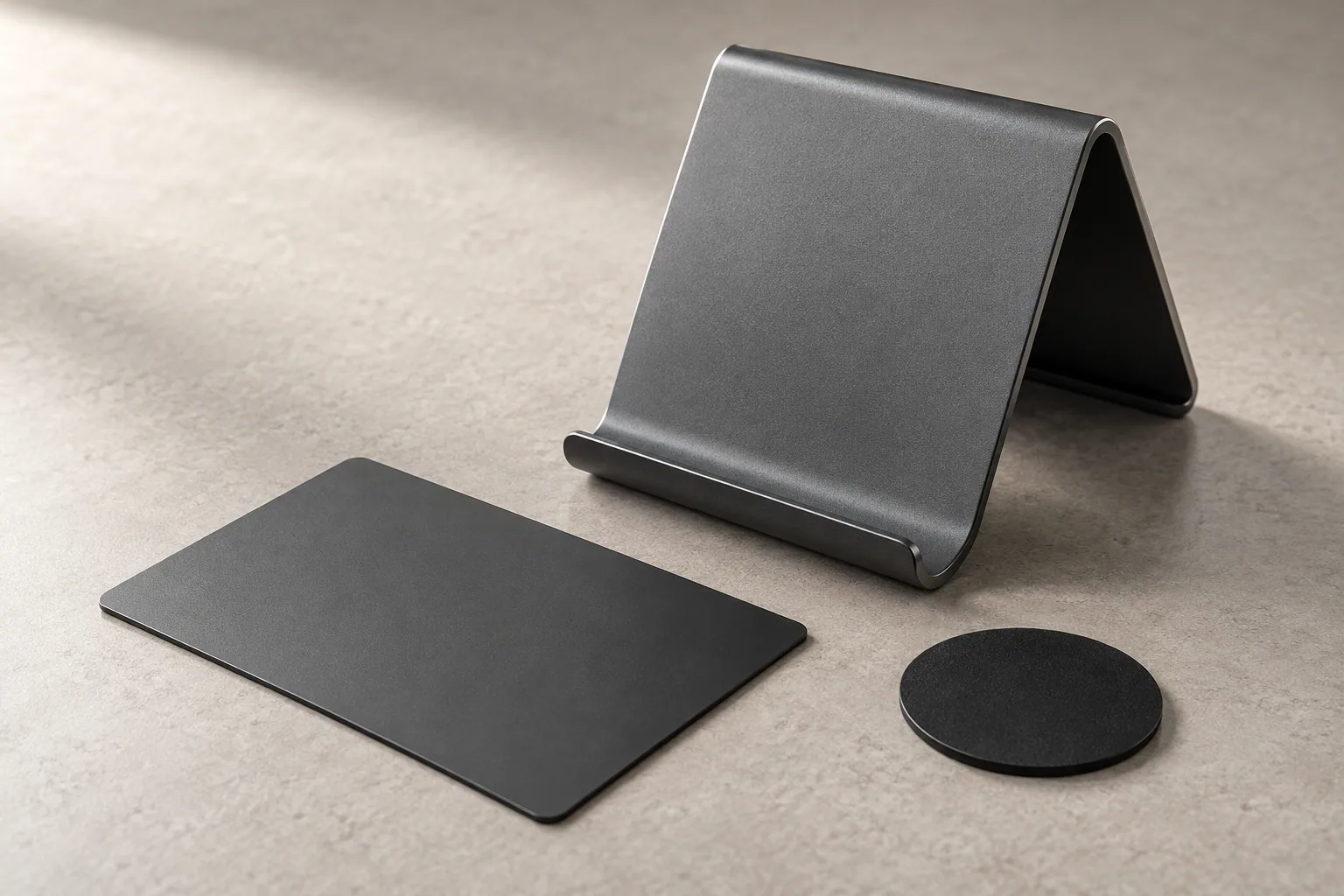 NFC-карта, настольная табличка и NFC-наклейка из матовых материалов